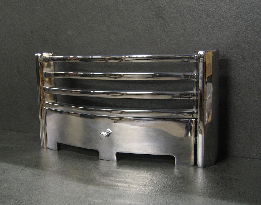 Fire Front Fret Brushed Chrome Grace